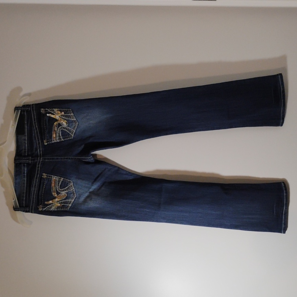 Women's Flare Jeans in Dark Blue